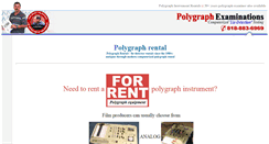 Desktop Screenshot of polygraphrental.com