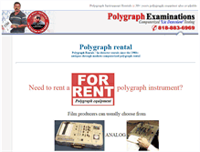 Tablet Screenshot of polygraphrental.com
